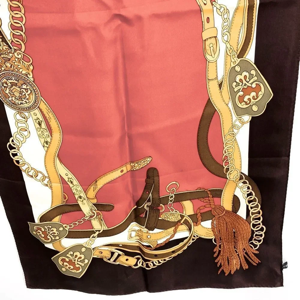 Talbots 100% Silk Scarf 17”/67” Like New